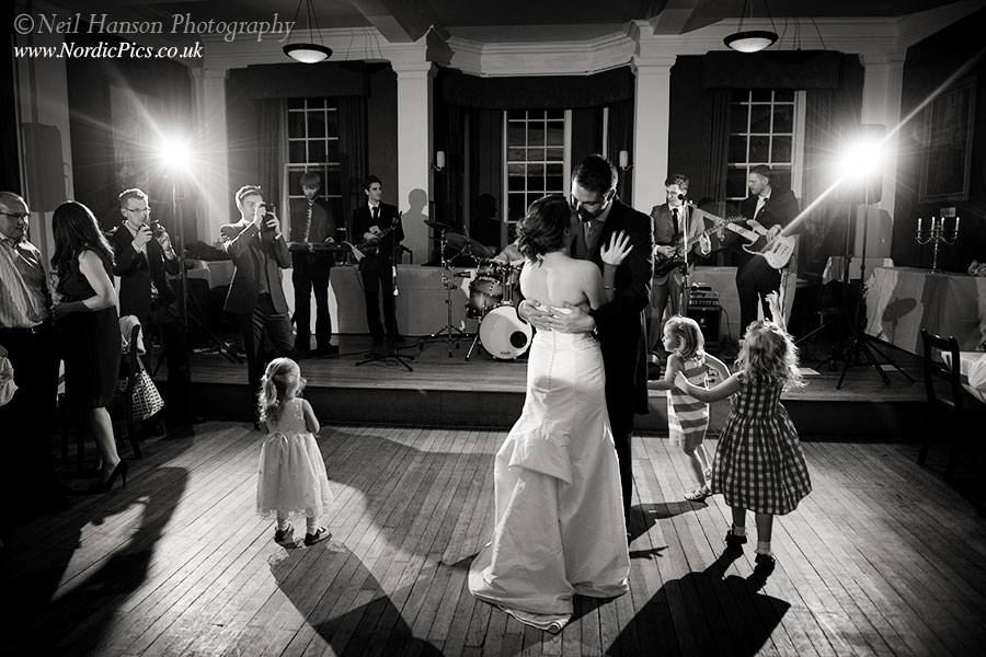 Bride and Grooms first dance at St Hugh College Wedding