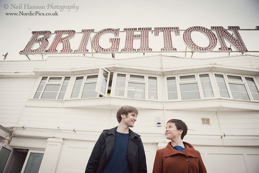Misha & Tom's Brighton engagement photo-shoot