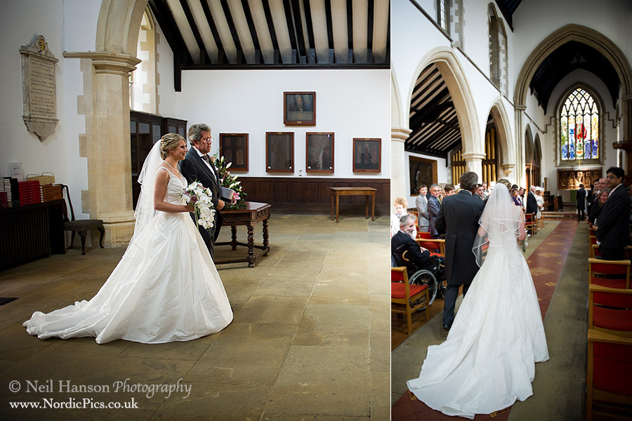 Professional Wedding photography by Neil Hanson at St Peters College Oxford