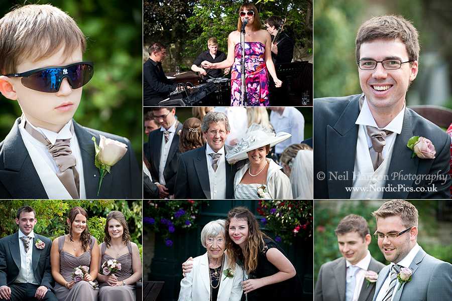 Wedding Drinks reception at The Bay Tree Hotel in Burford