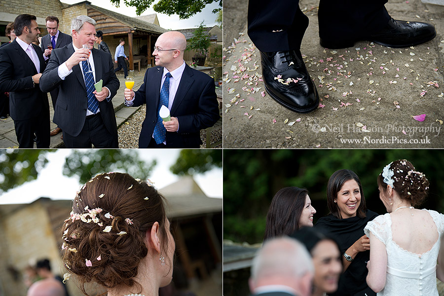 Wedding Drinks reception at The Feathered Nest Oxfordshire