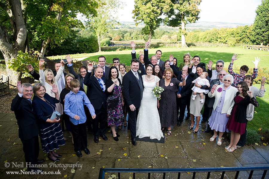 Wedding photography at The Feathered Nest Country Inn at Nether Westcote