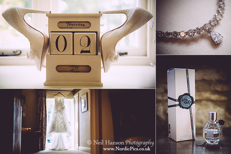 Wedding day details at Caswell House - photography by neil hanson