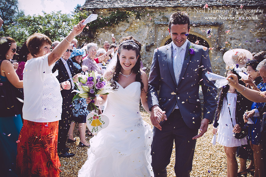 Confetti at Caswell House