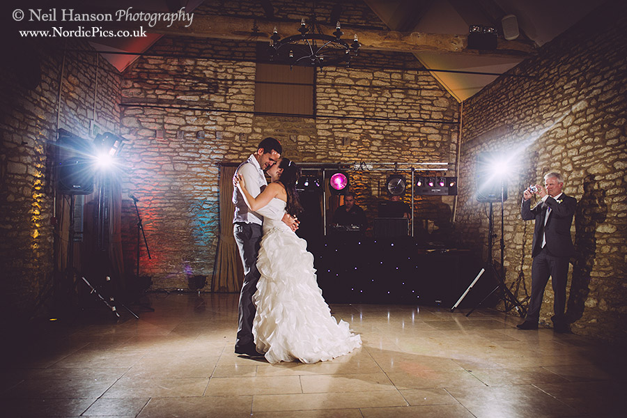 Bride & grooms first dance at Caswell House