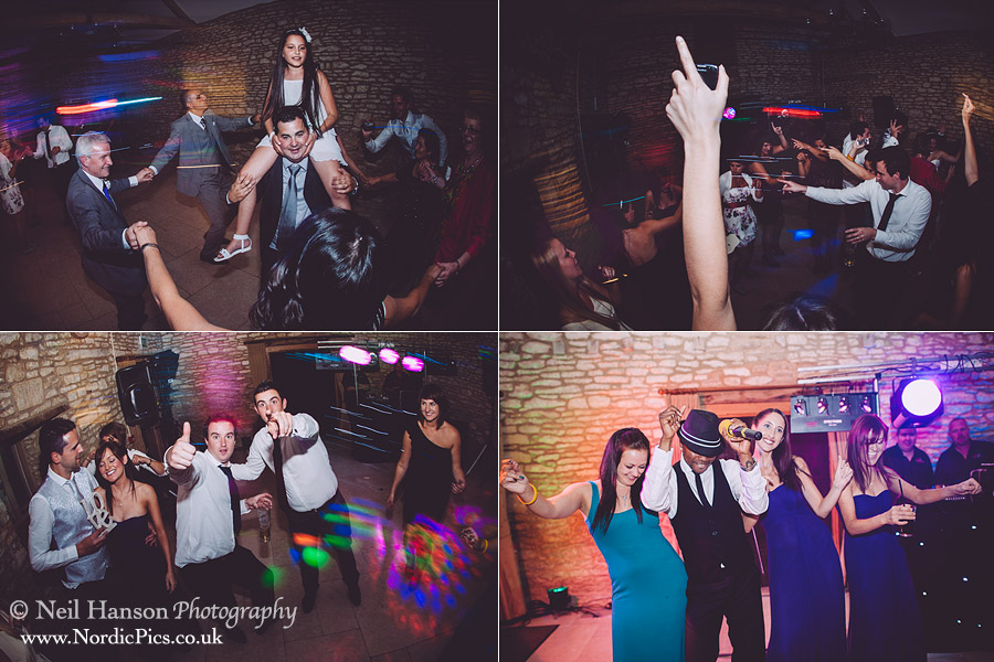 Evening entertainment & dancing fun at a Wedding at Caswell House