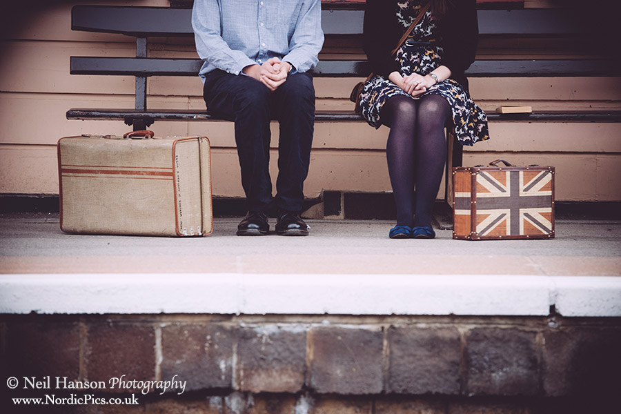 Oxfordshire Wedding and portrait Photography by Neil Hanson at Charlbury Train Station