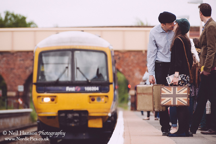 Creative engagement vintage styled photography for Oxfordshire by Neil Hanson