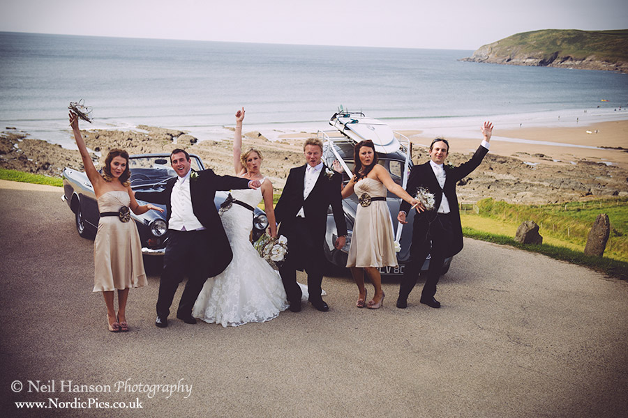 Surfing Wedding at Saunton Sands Devon by Neil Hanson Photography