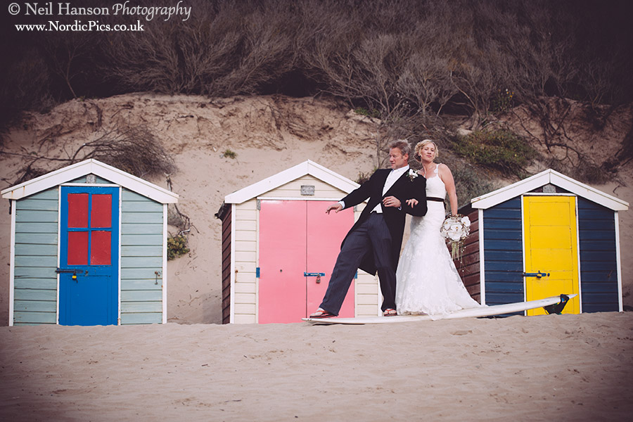 Surfing Wedding at Saunton Sands by Neil Hanson Photography