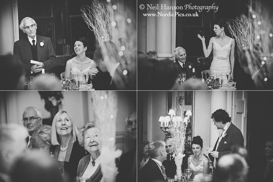 Speeches at a Wedding at Kirtlington Park Oxfordshire