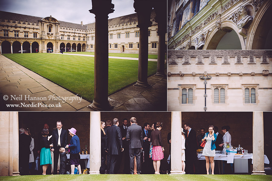 Neil hanson Wedding Photography for The Divinity School Oxford