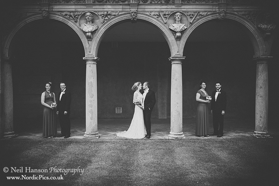 Vintage Wedding Photography at The Divinity School Oxford