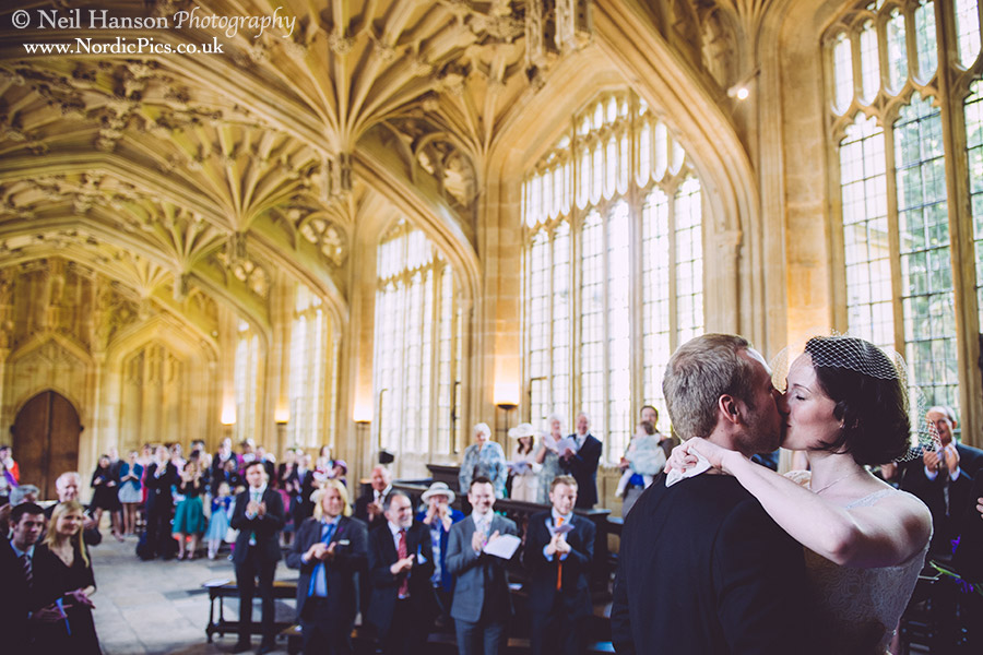 Divinity School Oxford Wedding Photography by Neil Hanson