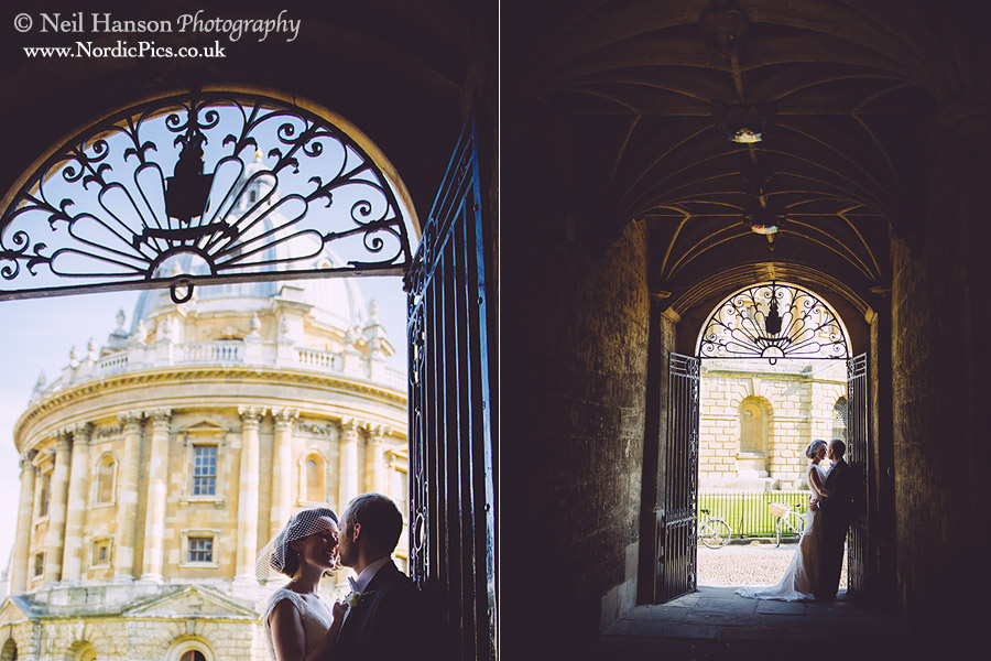 Creative Wedding Photography by Oxford Photographer Neil Hanson at The Divinity School