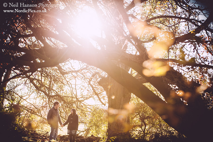 Autumn Engagement Portraits in Oxford by Neil Hanson Photography