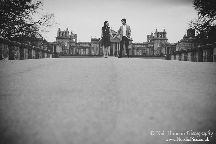 Neil Hanson Engagement Portrait Photography at Blenheim Palace in Oxfordshire