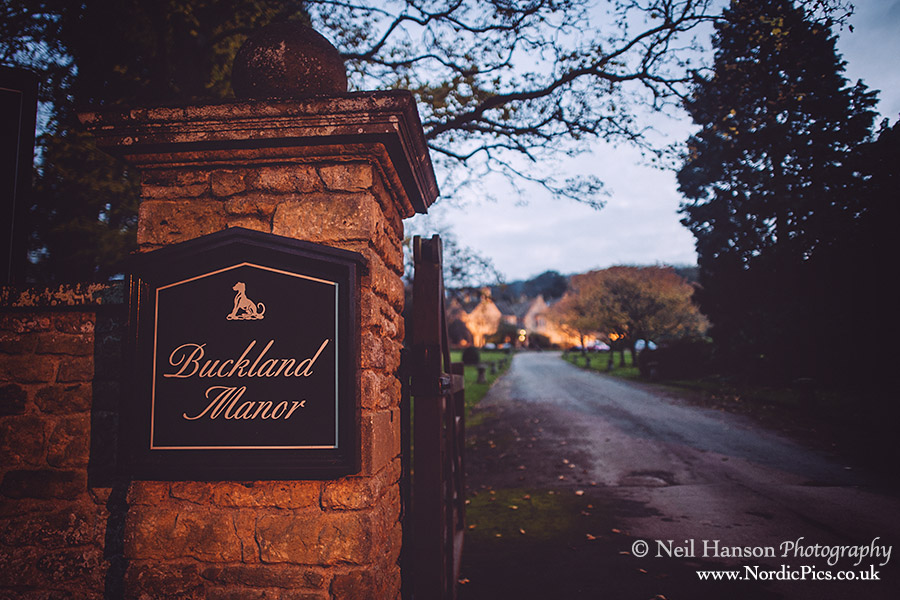 Entrance to Buckland Manor in the Cotswolds