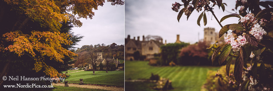 Extensive grounds of Buckland Manor in the Cotswolds