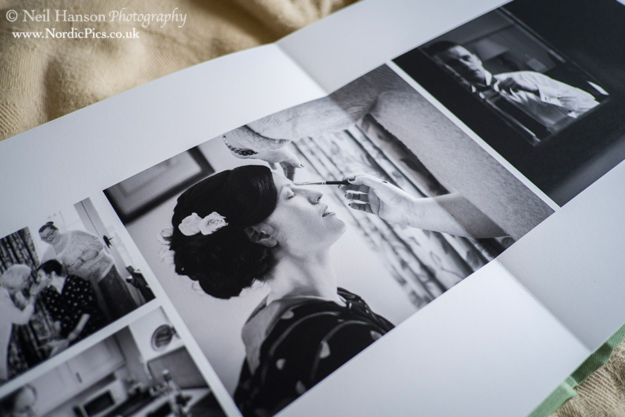 Beautifully printed fine art wedding albums by neil hanson photography