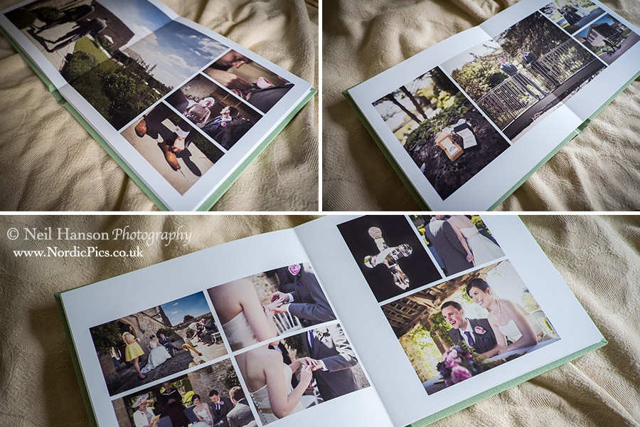 Images printed across the spine are almost invisible giving seamless large images printed into your wedding albums