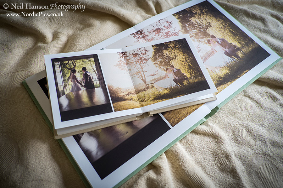 Fine Art wedding albums also available as downsized parents copies