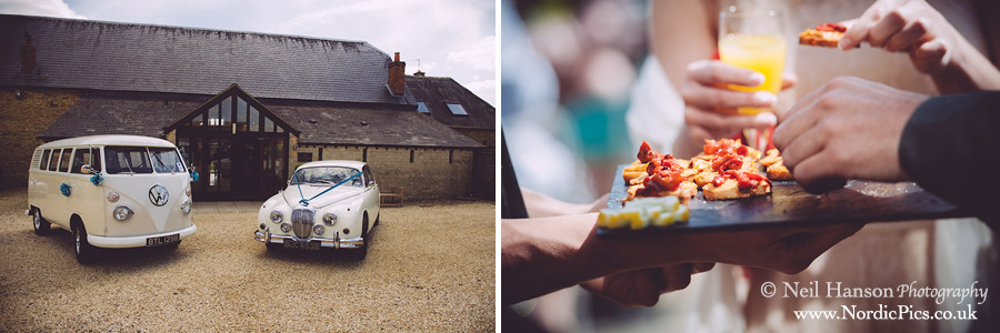Canapés and Camper Vans at The Great Barn near Aynho