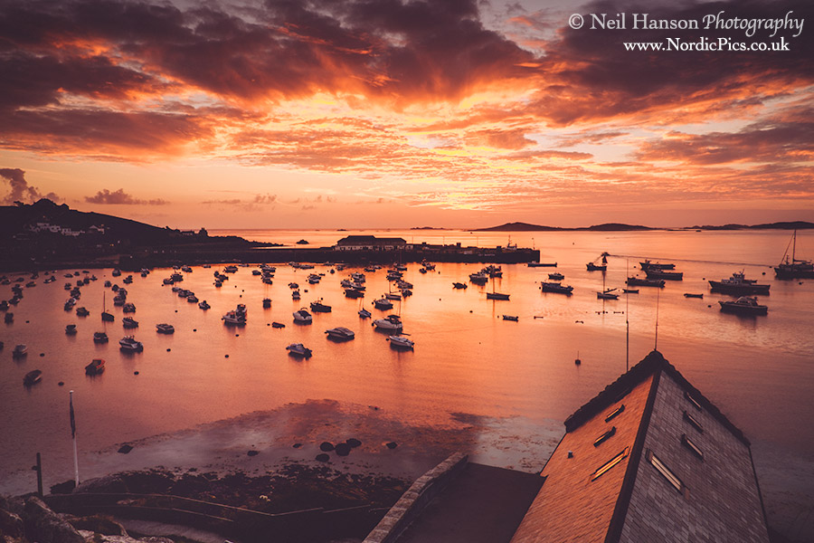 Stunning Isles of Scilly sunset