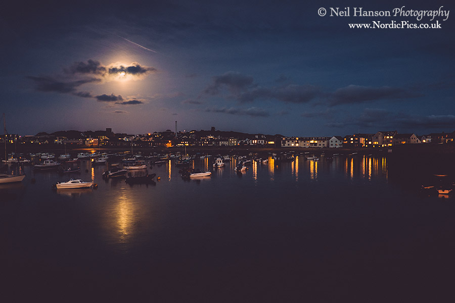 St Marys harbour at night landscape photography of the Isles of Scilly