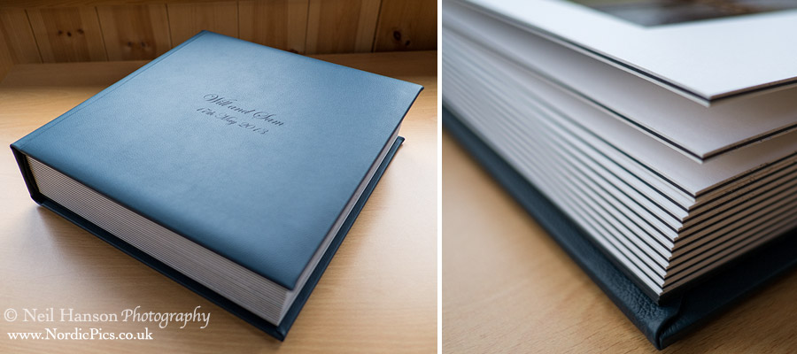 Beautiful hand crafted matted Wedding Albums by Neil Hanson Photography