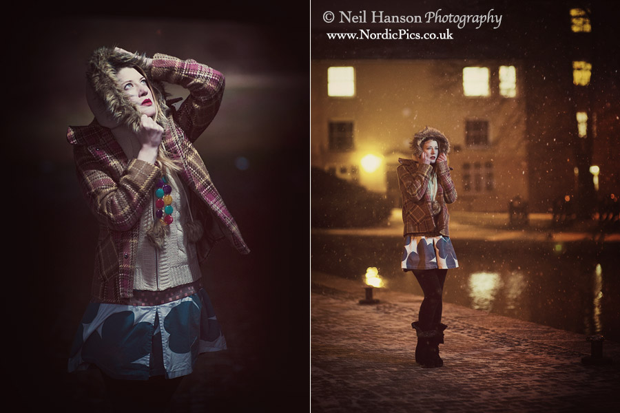 Creative Night time Portrait Photography