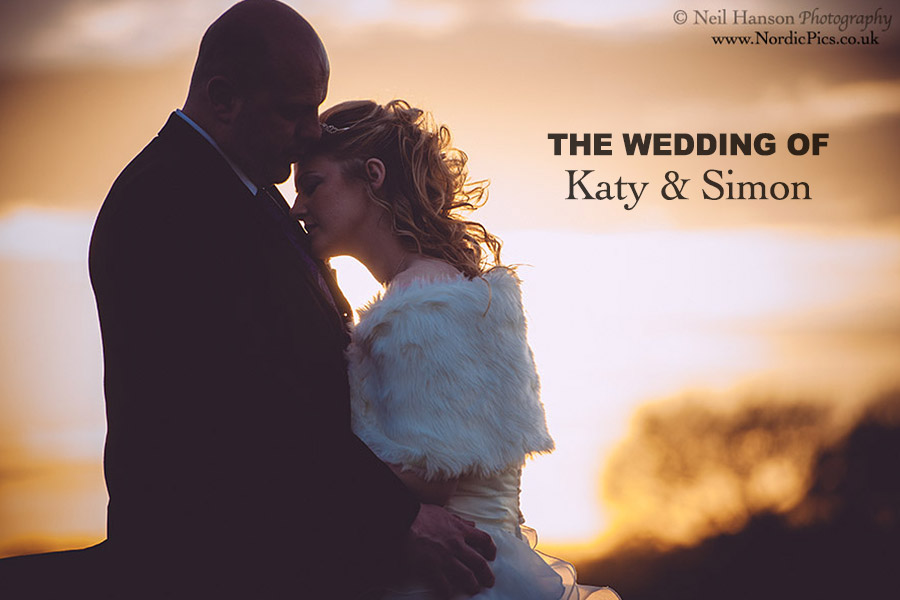 Amazing sunset at Katy & Simon's Rye Hill Wedding