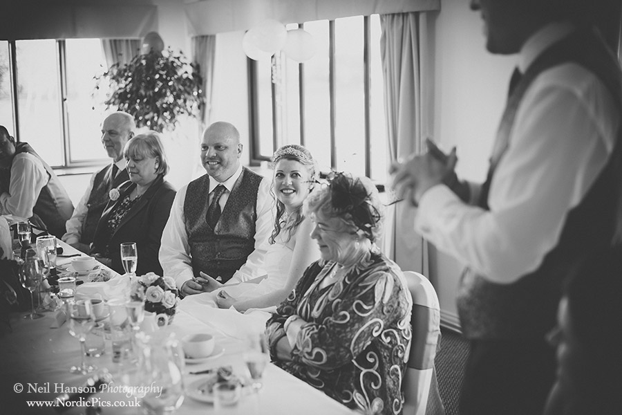 Wedding speeches at Rye Hill Golf Club