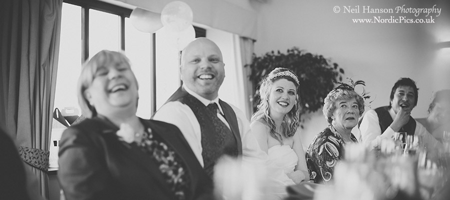 Fun and laughter on a wedding day at Rye Hill Golf Club
