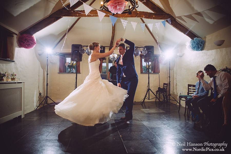 Bride & grooms first dance at a Coombeshead Wedding