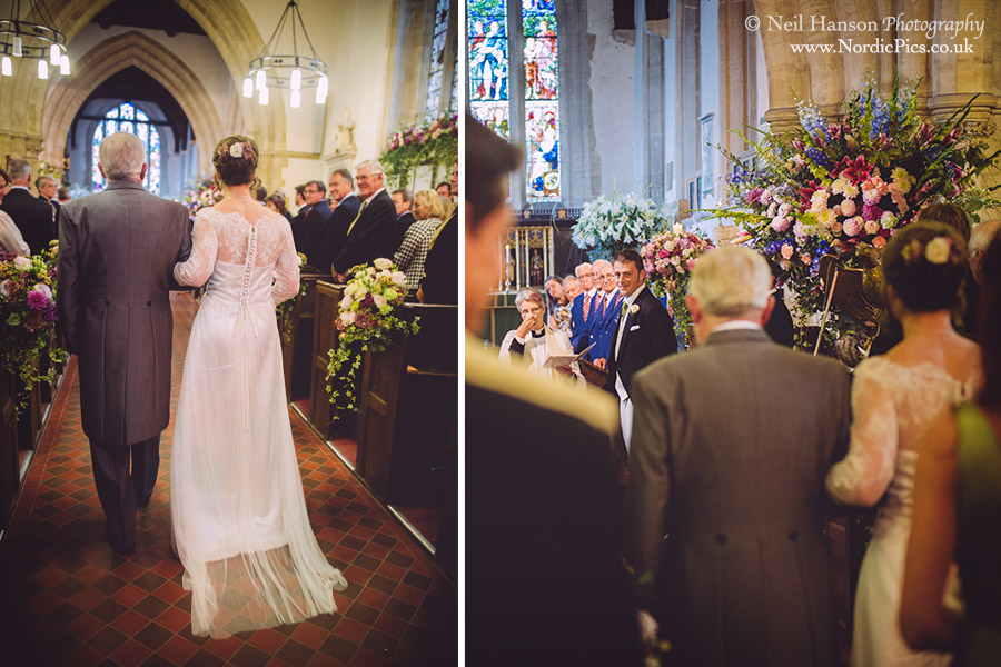 Discreet Buckland Church Wedding Photography by Neil Hanson
