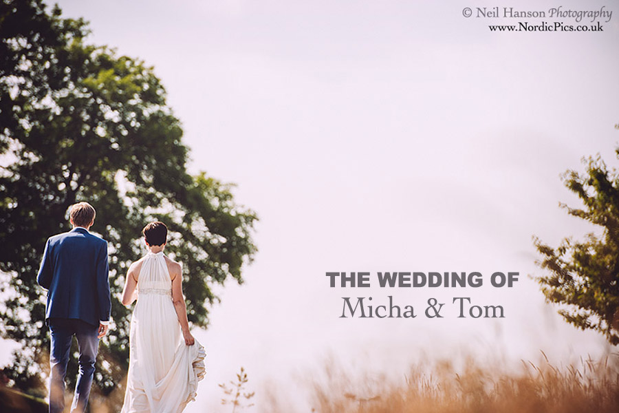 Micha and Tom Wedding day at Rye Hill Golf Club in Oxfordshire