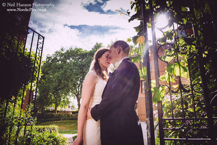 Creative Wedding photography by Neil Hanson at Keble College Oxford
