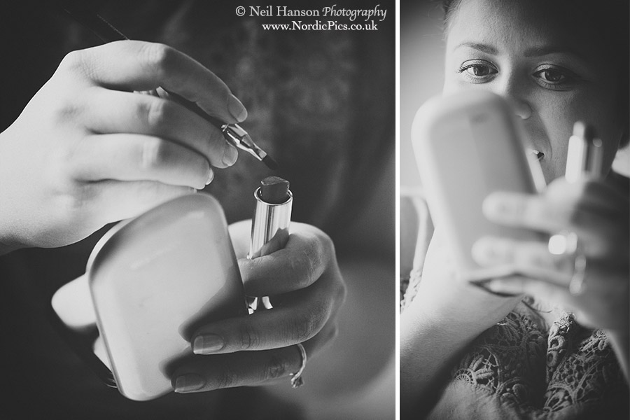 Brides morning preparations on her wedding day by neil hanson photography