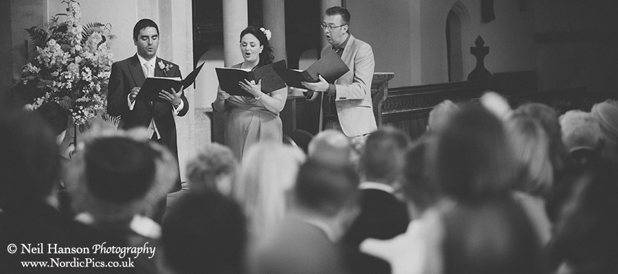 Wedding singers at St Marys Church Woodstock