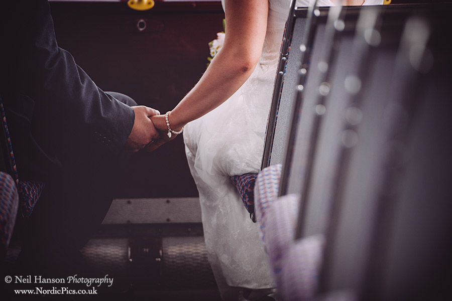 Vintage Wedding Photography on a London Routemaster Bus
