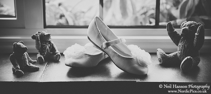 Flowers girls wedding shoes