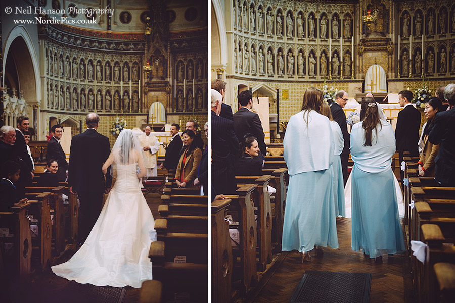 Wedding ceremony at The Oxford Oratory