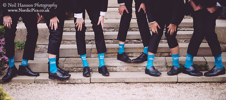 Matching groomsmens socks