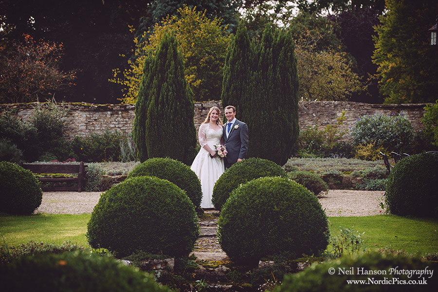 Caswell House Gardens on Sarah and Tims Wedding day