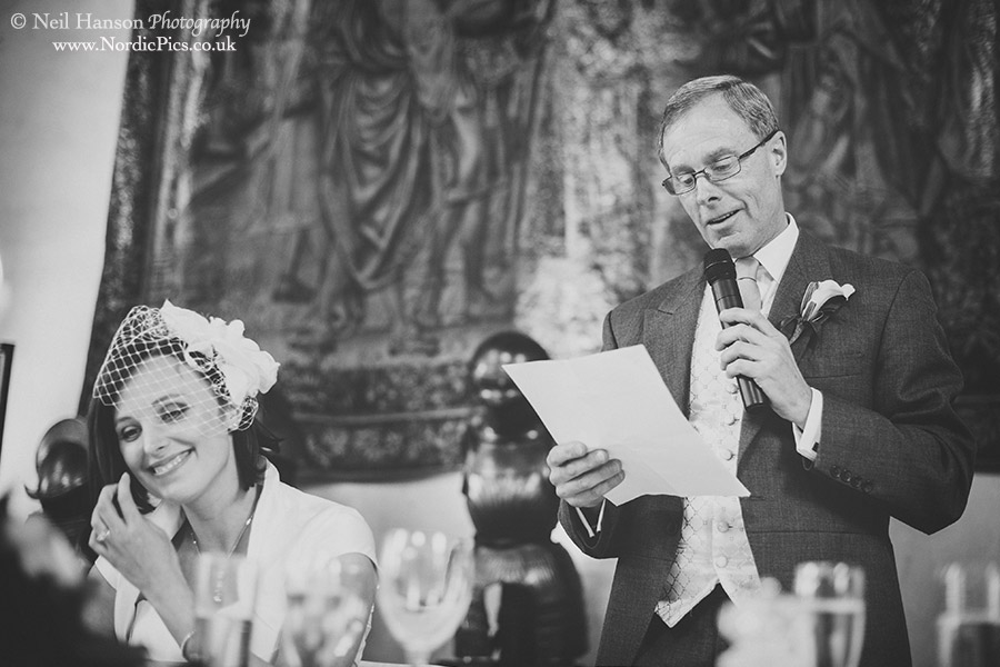 Father of the Brides Wedding speech at Penshurst Place in Kent