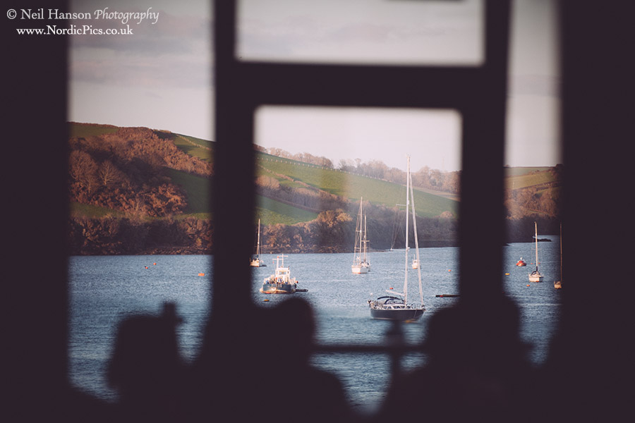 View from Salcombe Harbour Hotel Wedding