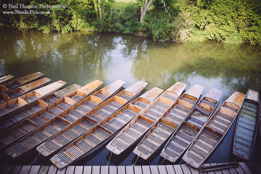 Punts at the Cherwell Boathouse
