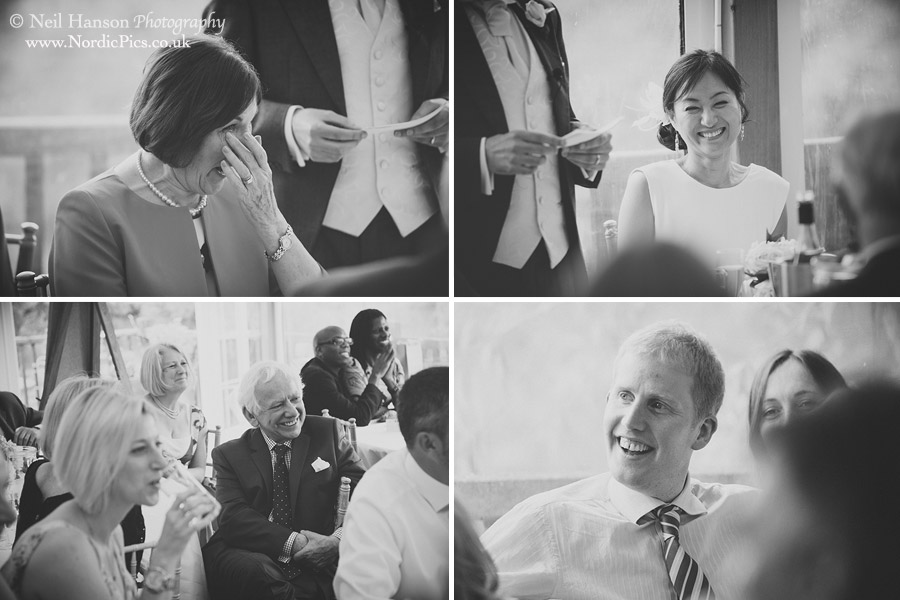 emotional wedding speeches at the cherwell boathouse