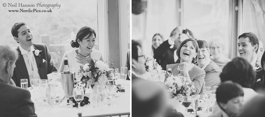 wedding speeches laughter at the cherwell boathouse